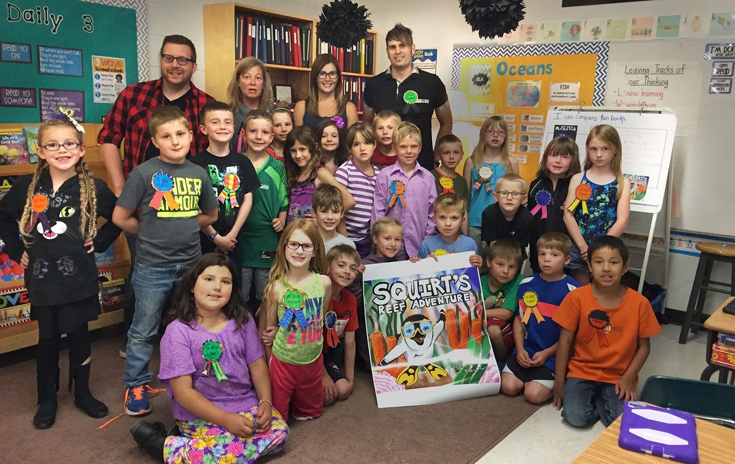 Book launch for Squirt's Reef Adventure